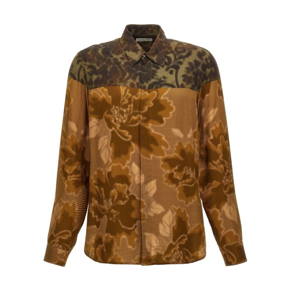 Dries Van Noten Multicolor Viscose Men's Blouse